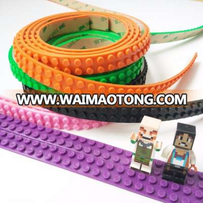 Seamless Nimunos Loops Silicone Legos Tape Building Brick Toy Base Tape The Toy Block Tape